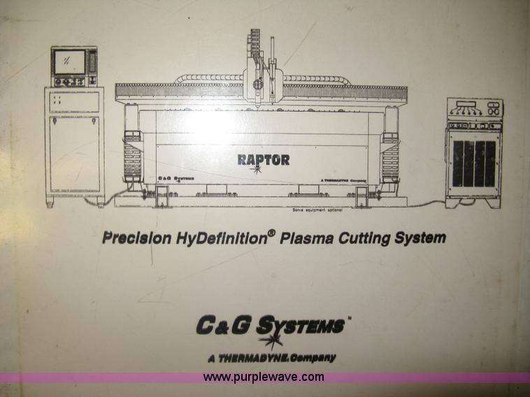 image for item K8698 Industrial gantry-style plasma cutting system