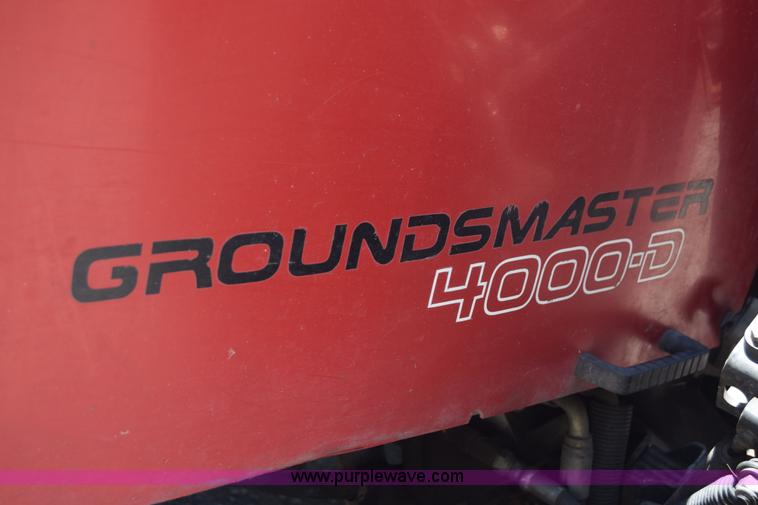 image for item L2707 Toro Groundmaster 4000D lawn mower