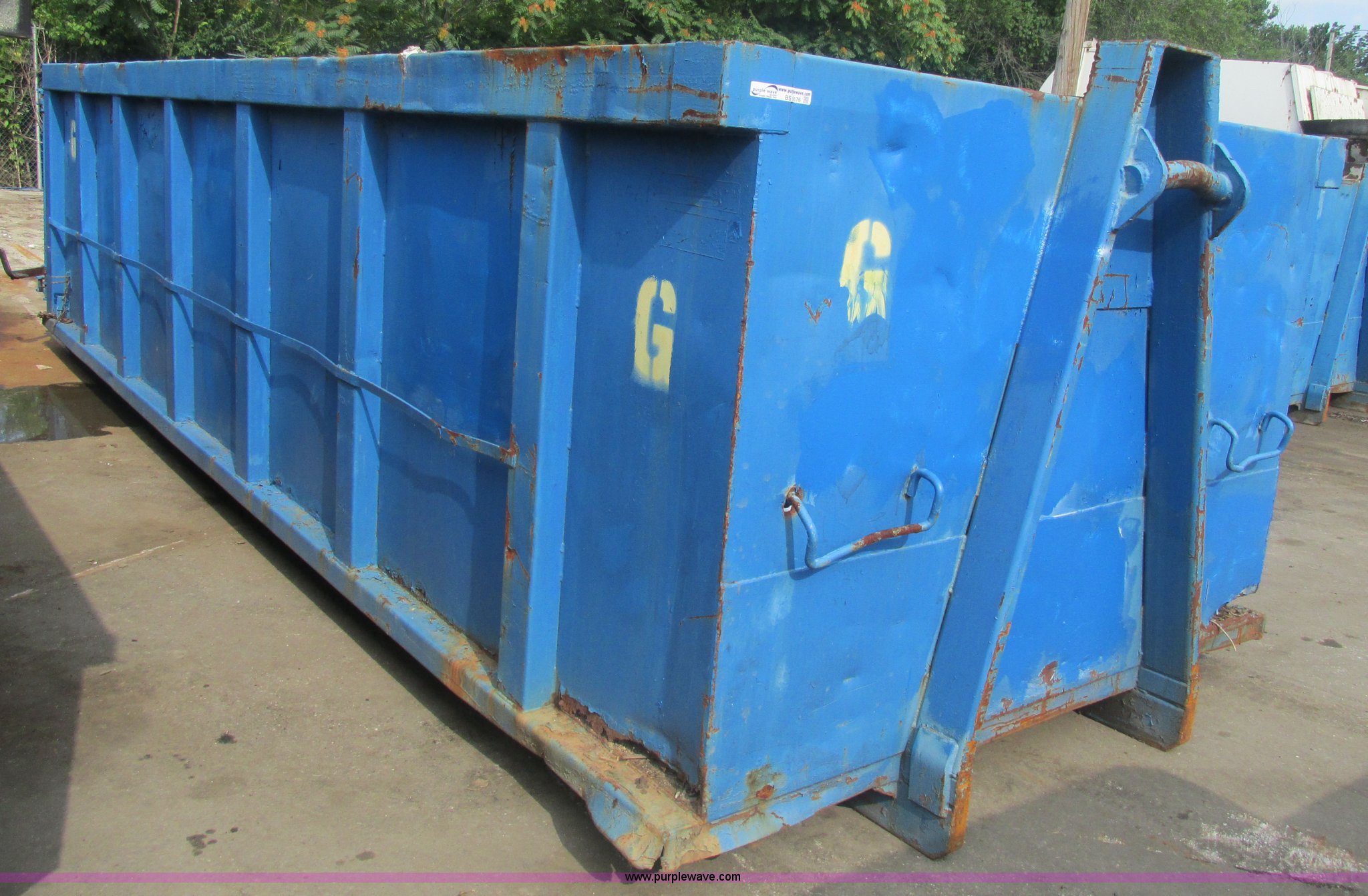 Galbreath steel rolloff container in University City, MO Item BS9176 sold Purple Wave