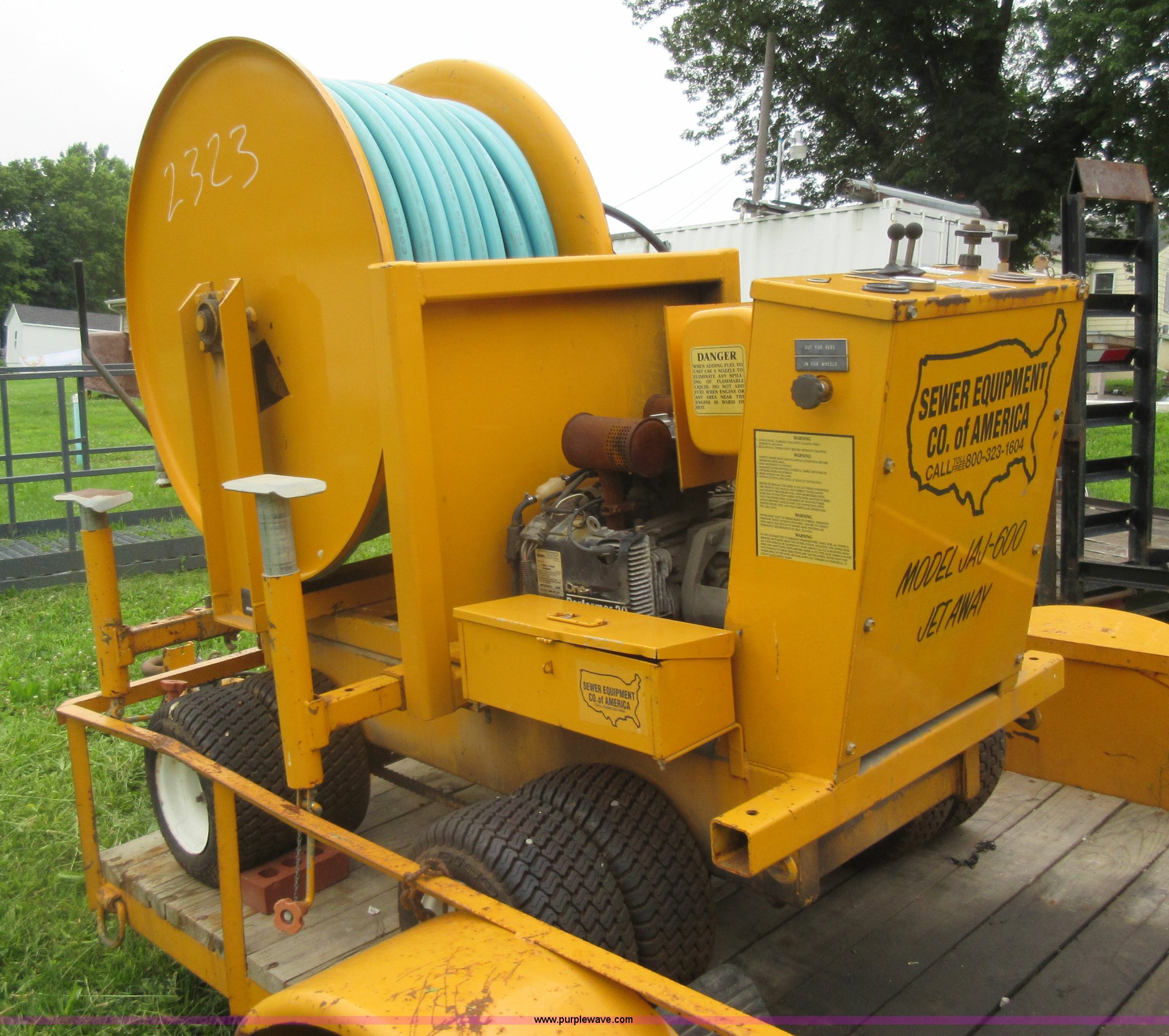 Jetaway JAJ600 sewer machine in Sugar Creek, MO Item I2810 sold