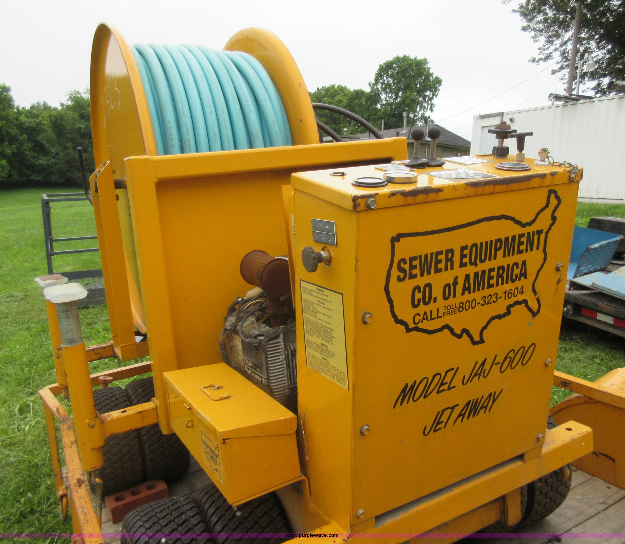 Jetaway JAJ600 sewer machine in Sugar Creek, MO Item I2810 sold