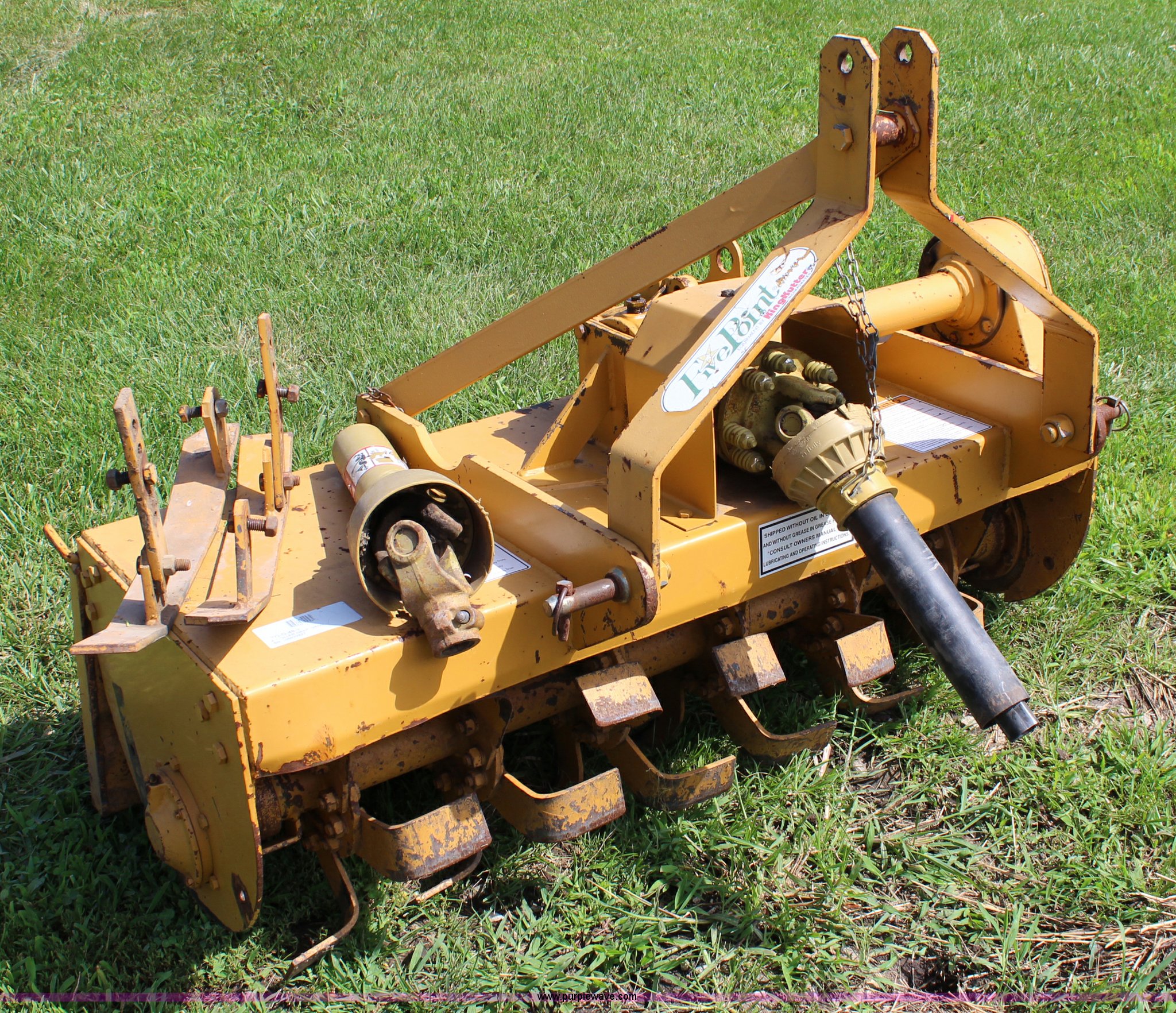 King Kutter 4'W tiller in Tonganoxie, KS Item J5889 sold Purple Wave