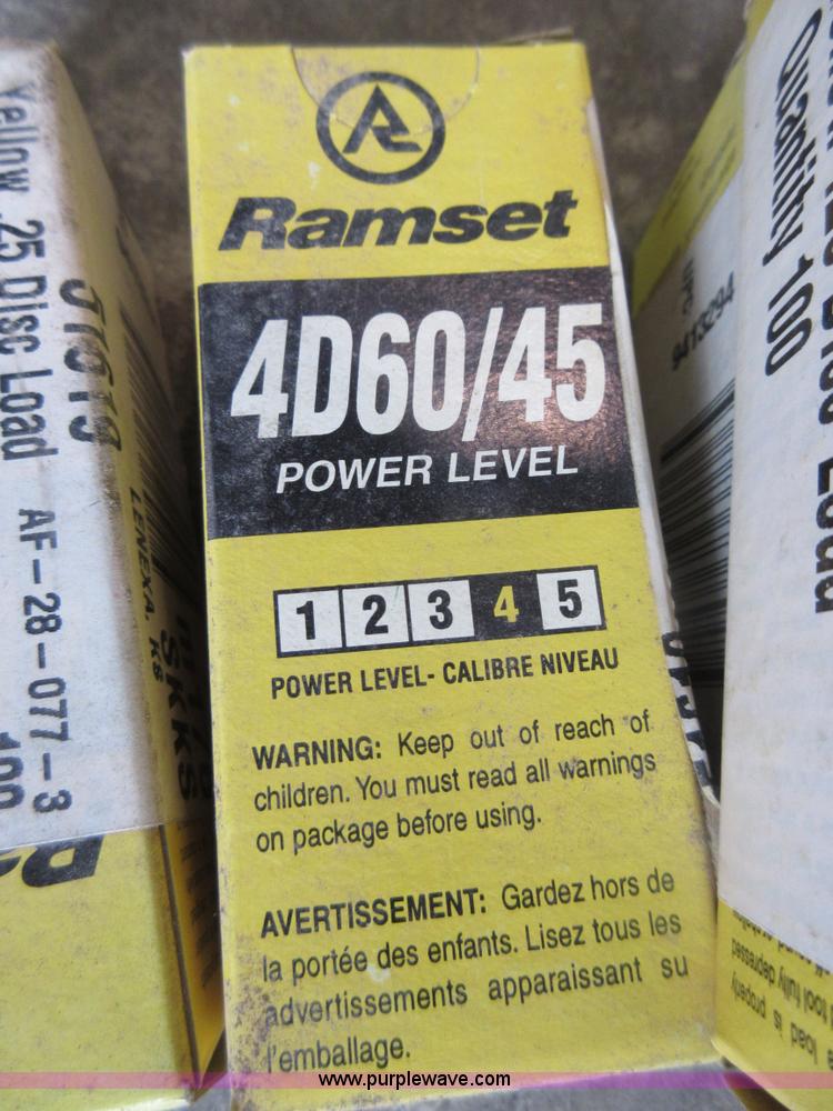 image for item AO9078 Assorted Ramset cartridges