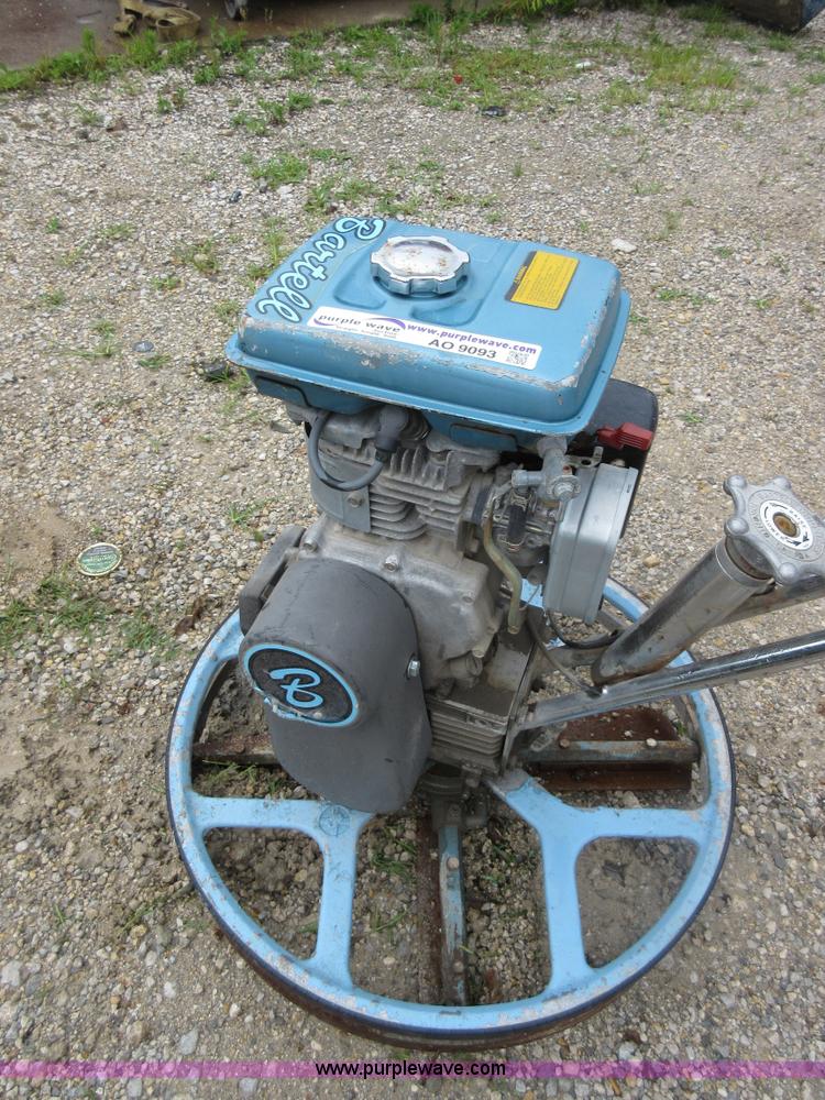 image for item AO9093 Bartell B424 power trowel