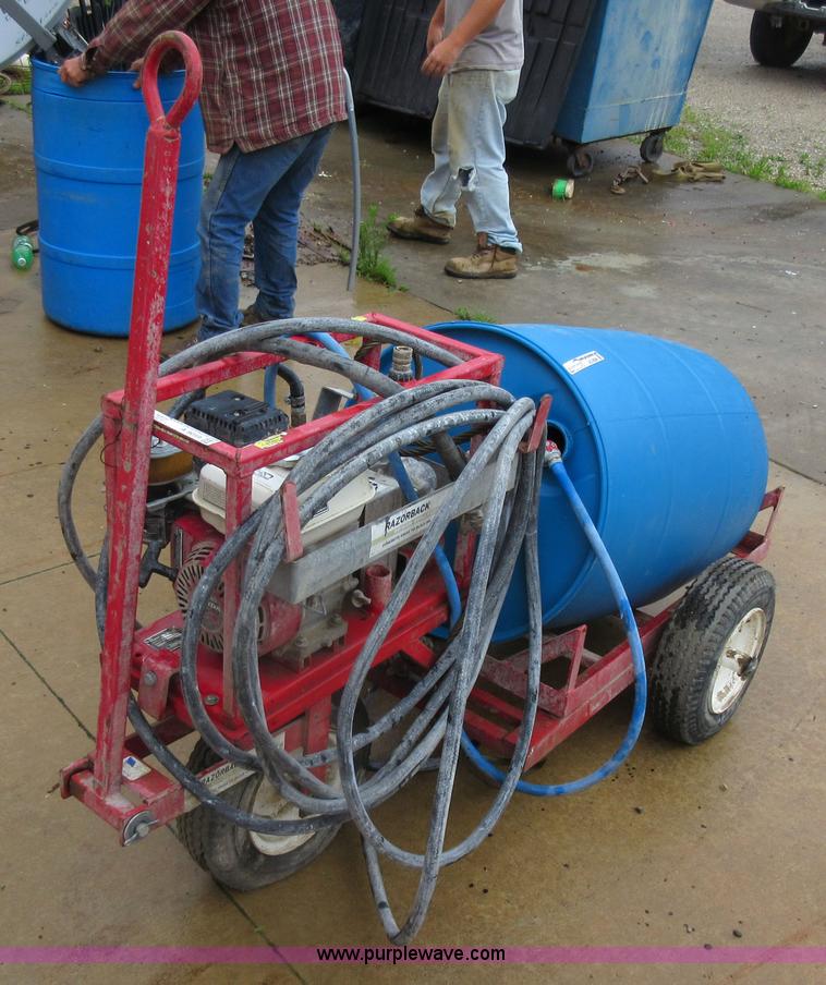 image for item AO9094 Razorback concrete curing wagon