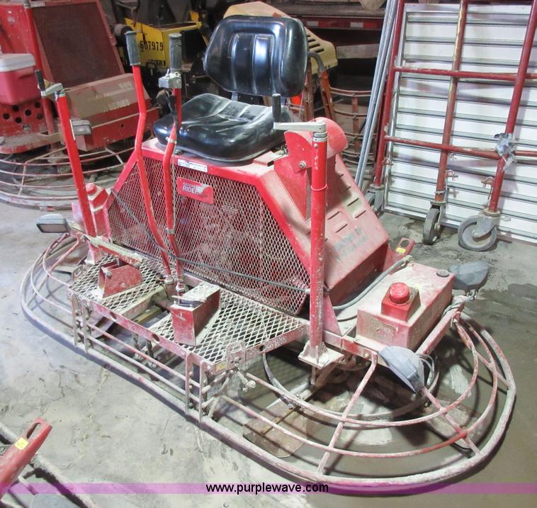 image for item AO9103 Razorback Rider Pro 1200 ride-on power trowel