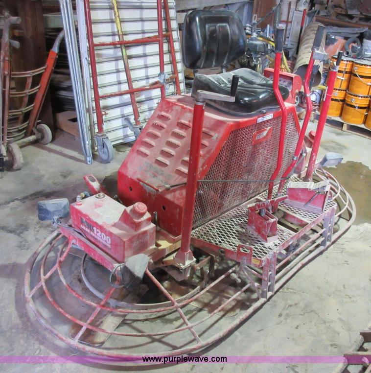 image for item AO9103 Razorback Rider Pro 1200 ride-on power trowel