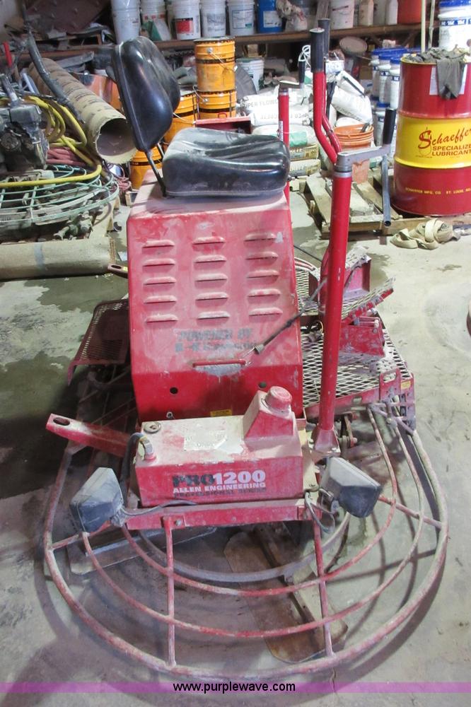 image for item AO9103 Razorback Rider Pro 1200 ride-on power trowel