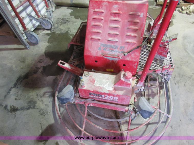 image for item AO9103 Razorback Rider Pro 1200 ride-on power trowel