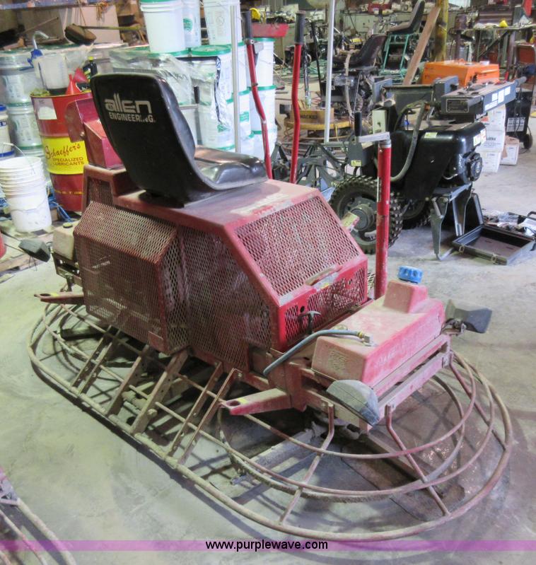 image for item AO9105 Razorback Pro 1200 ride-on power trowel