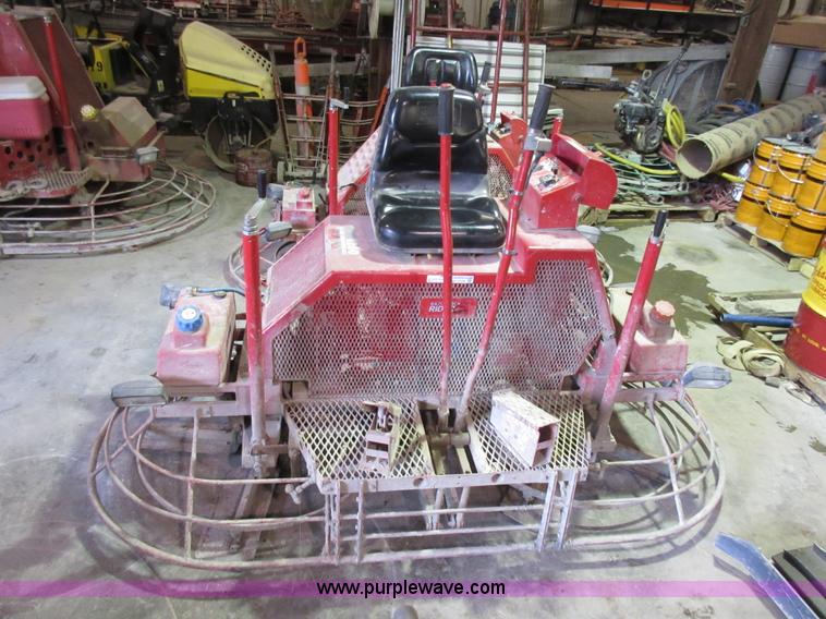 image for item AO9105 Razorback Pro 1200 ride-on power trowel