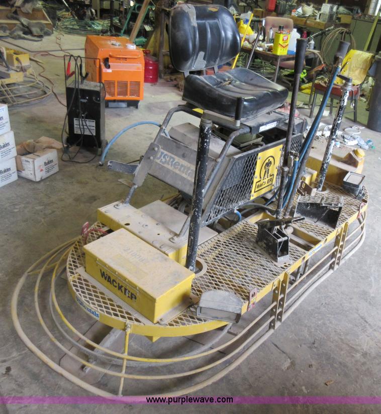 image for item AO9107 Wacker CRT46KHN ride-on power trowel