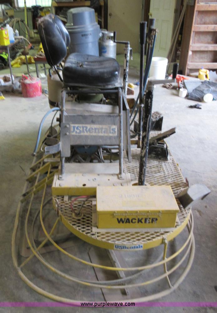 image for item AO9107 Wacker CRT46KHN ride-on power trowel