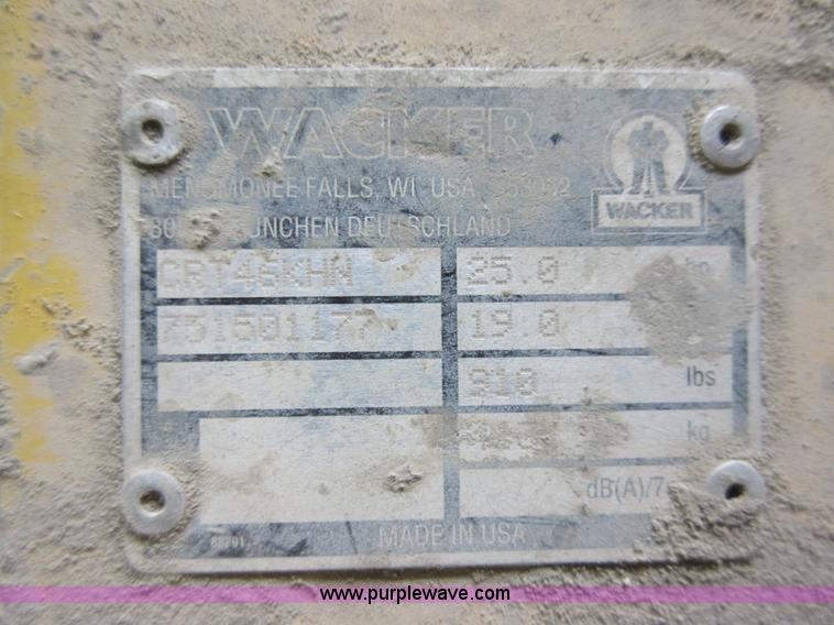 image for item AO9107 Wacker CRT46KHN ride-on power trowel