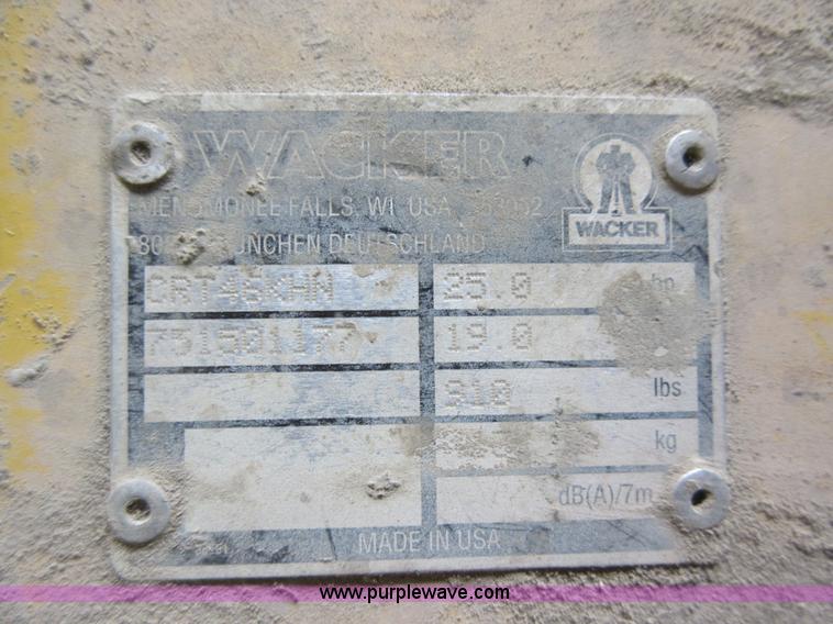 image for item AO9107 Wacker CRT46KHN ride-on power trowel