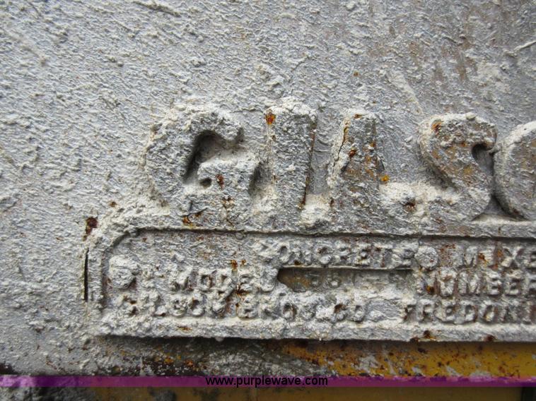 image for item AO9119 Gilson 660-9 concrete mixer
