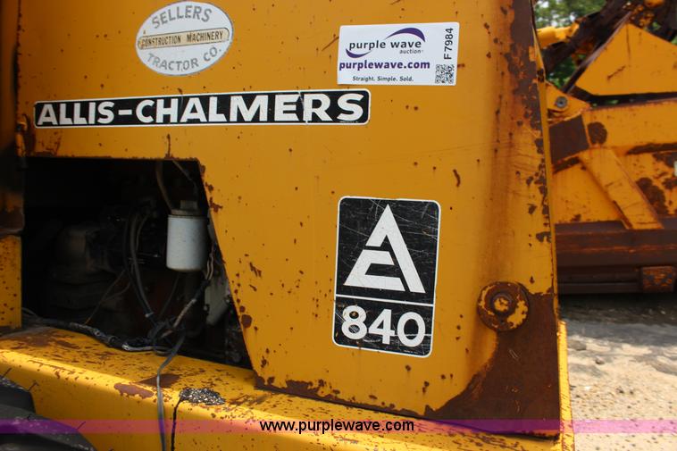 image for item F7984 1971 Allis Chalmers 840 wheel loader