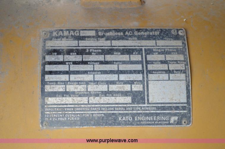 image for item G3668 Caterpillar 3208 generator