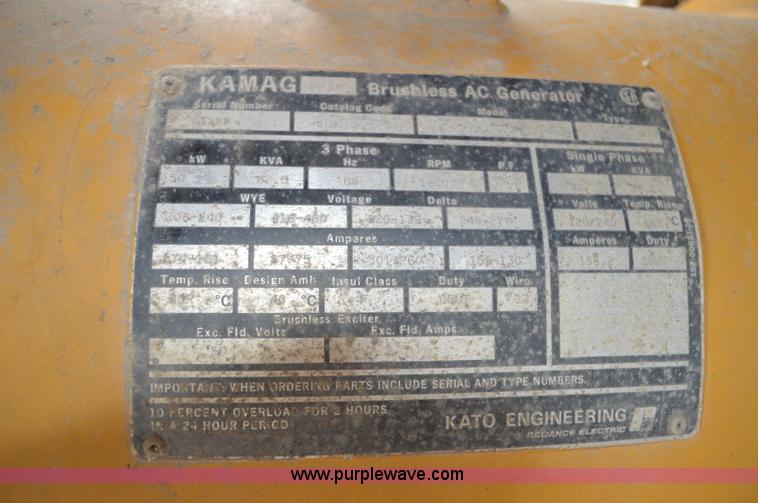 image for item G3668 Caterpillar 3208 generator