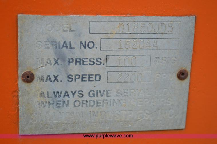 image for item G3670 Sullivan D185QJD51 air compressor