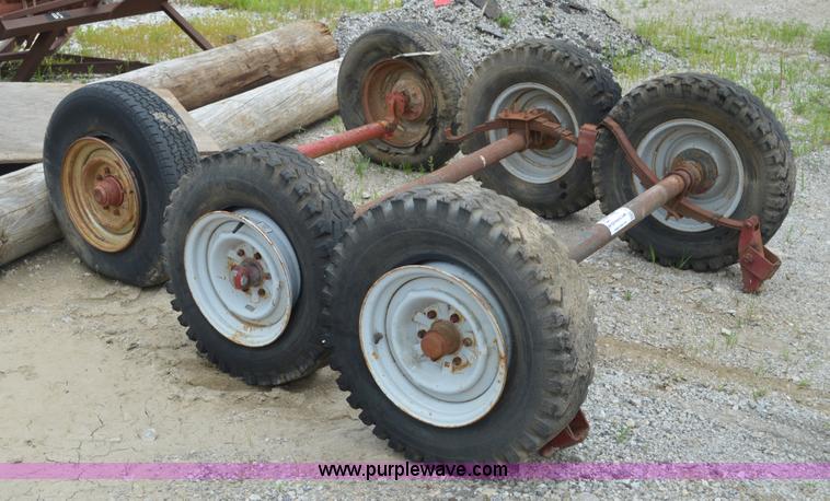 image for item G3672 (3) trailer axles