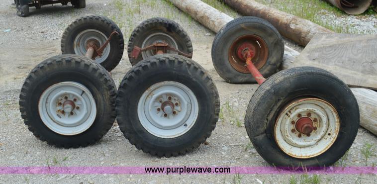 image for item G3672 (3) trailer axles