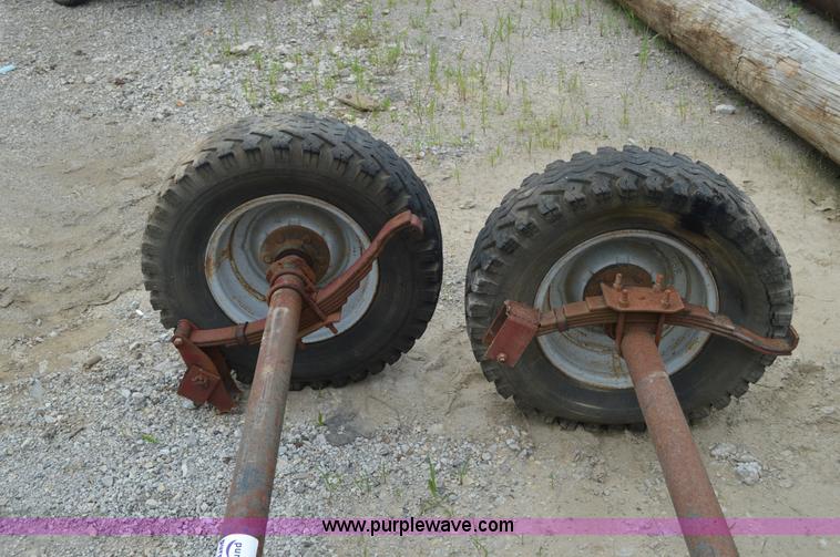 image for item G3672 (3) trailer axles