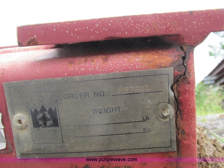 image for item H3258 1999 Trail King TK110HDG-483 equipment trailer