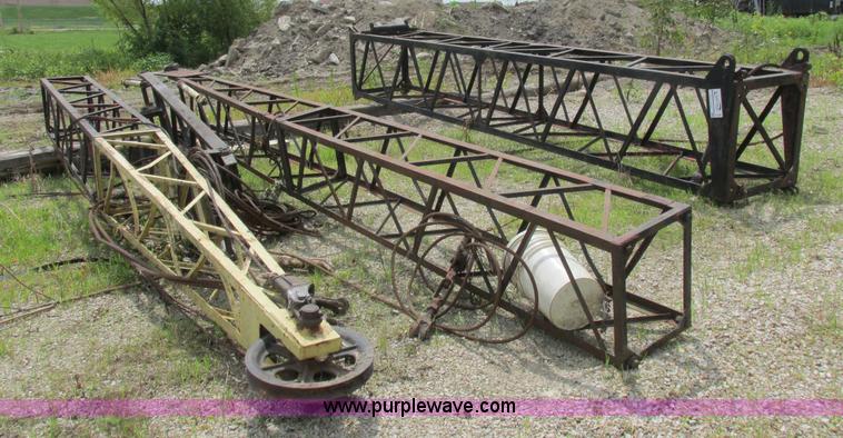 image for item H3260 Link Belt crane sections with jibs