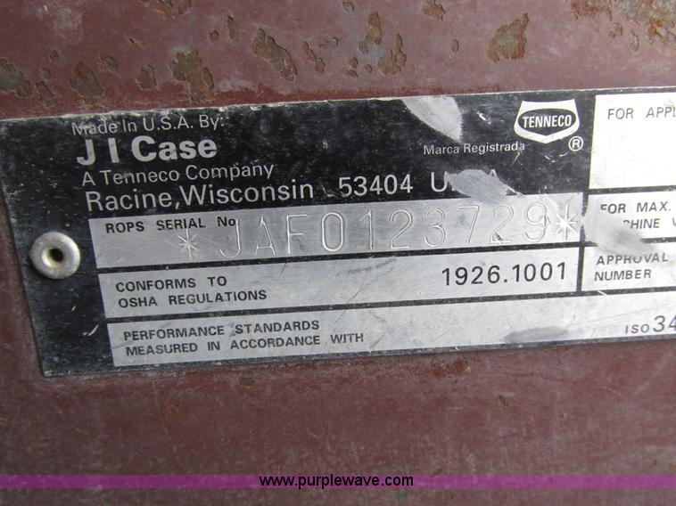 image for item H4565 1993 Case 1840 skid steer