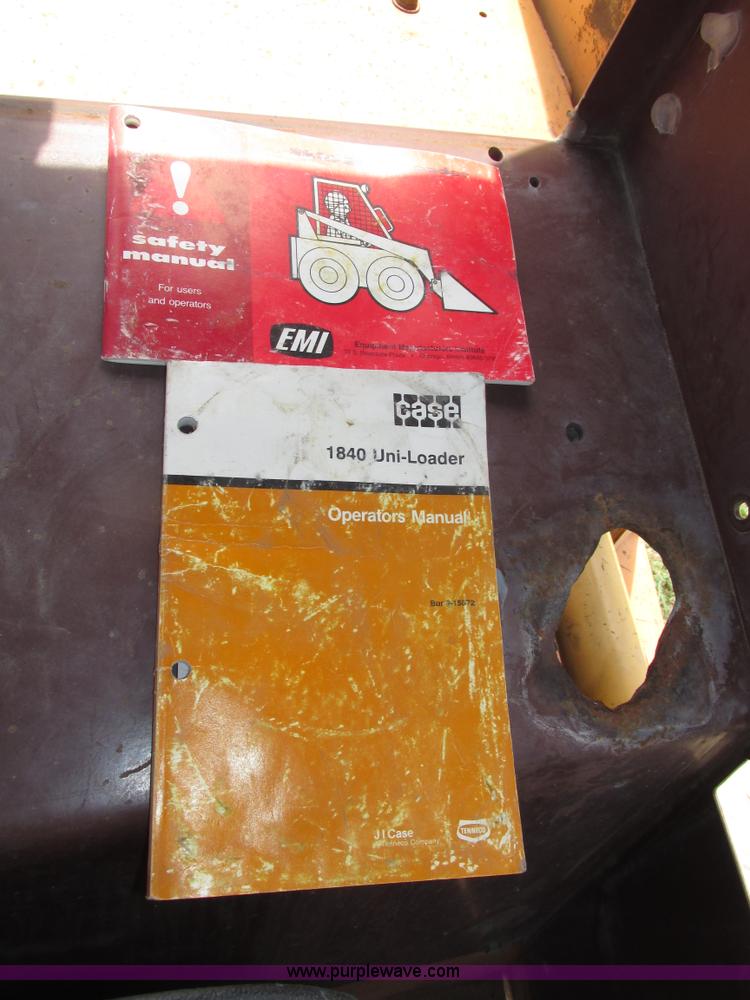 image for item H4565 1993 Case 1840 skid steer