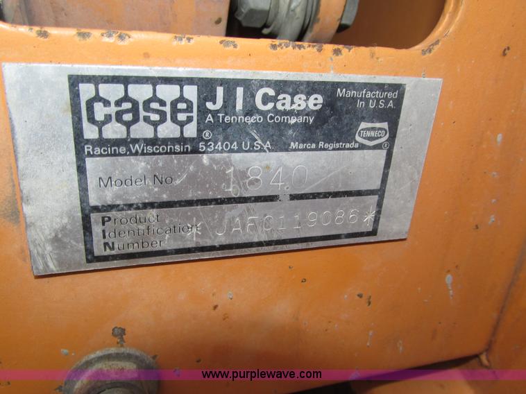 image for item H4565 1993 Case 1840 skid steer
