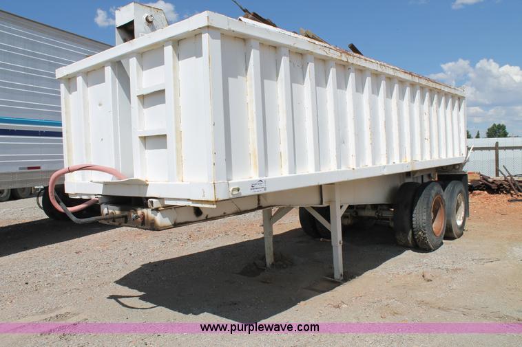 image for item J1466 1967 Timp end dump trailer