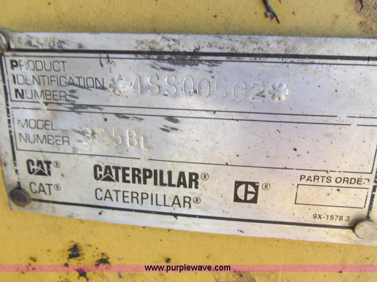 image for item J1756 1998 Caterpillar 345B L excavator