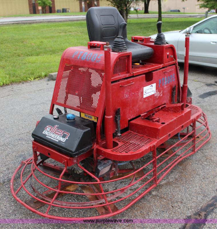 image for item J5877 Allen Engineering 425 ride-on power trowel