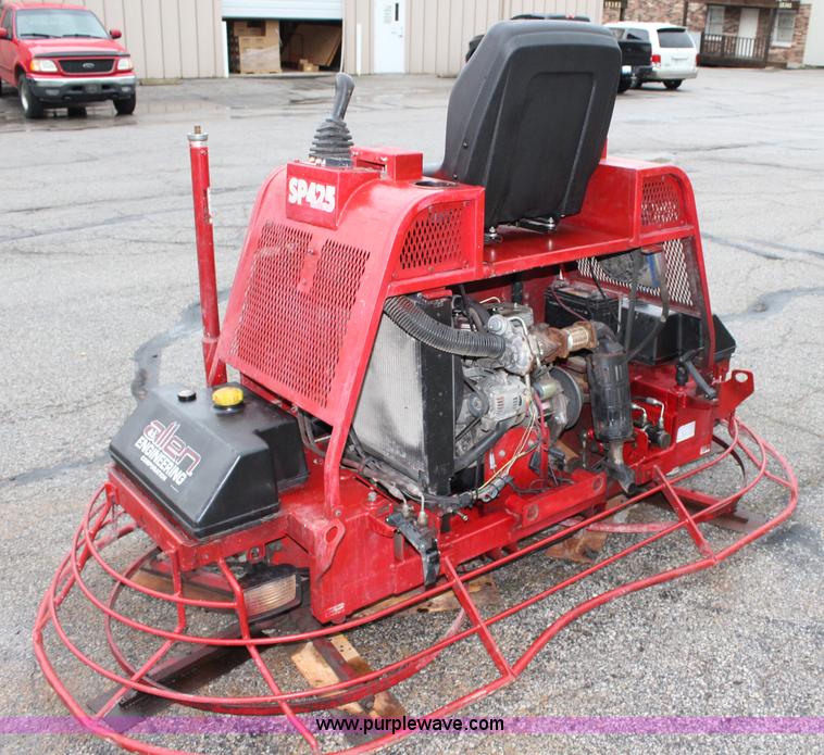 image for item J5877 Allen Engineering 425 ride-on power trowel