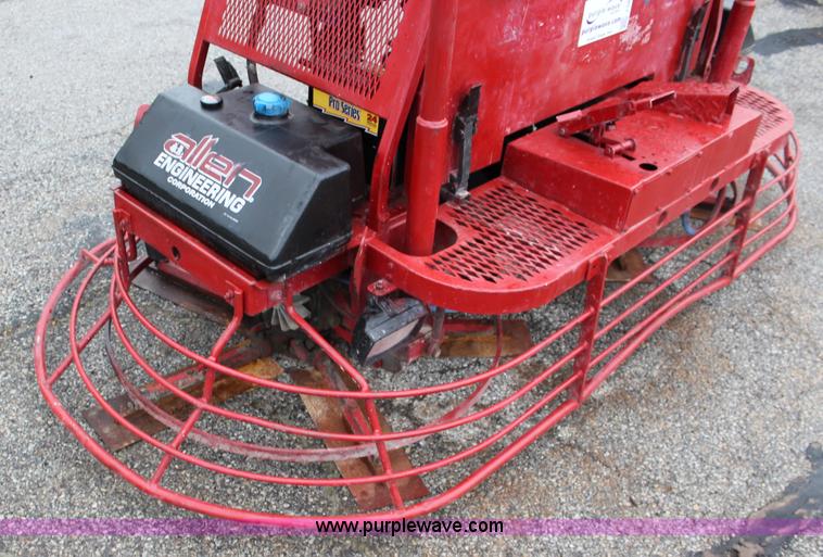 image for item J5877 Allen Engineering 425 ride-on power trowel