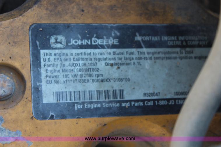image for item J5894 2004 John Deere 330C LC excavator