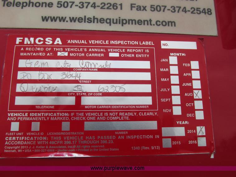 image for item K2181 1994 Ford L9000 mixer truck