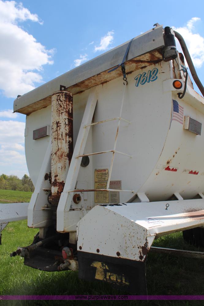 image for item K6953 1998 Travis end dump trailer