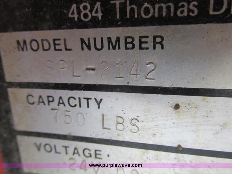 image for item L4000 Economy SPL2142 scissor lift