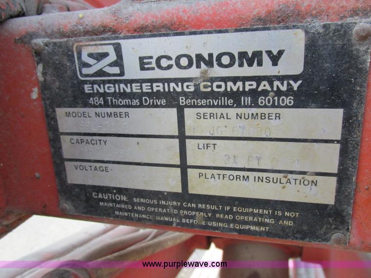 image for item L4000 Economy SPL2142 scissor lift