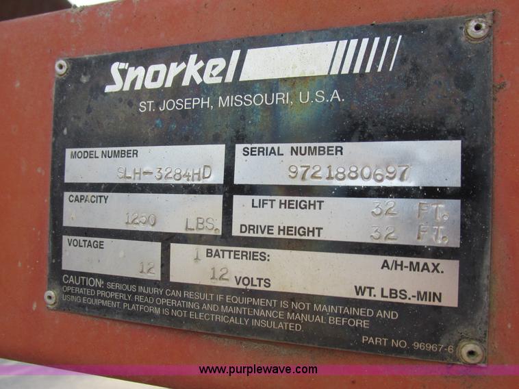 image for item L4001 Snorkel SLH3284HD scissor lift