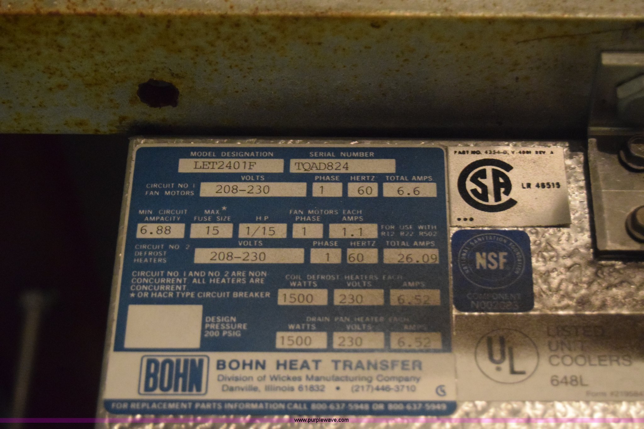 (2) Thermo Kool walkin coolers in Wichita, KS Item BP9230 sold