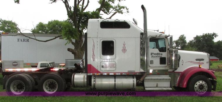 image for item H4560 1999 Kenworth W900L semi truck