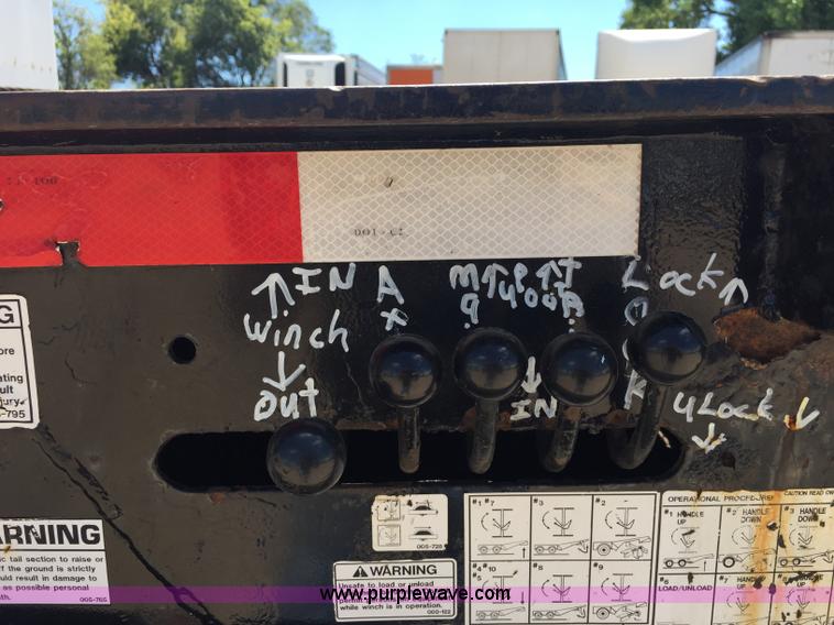 image for item J1750 1999 Trail-Eze drop deck trailer