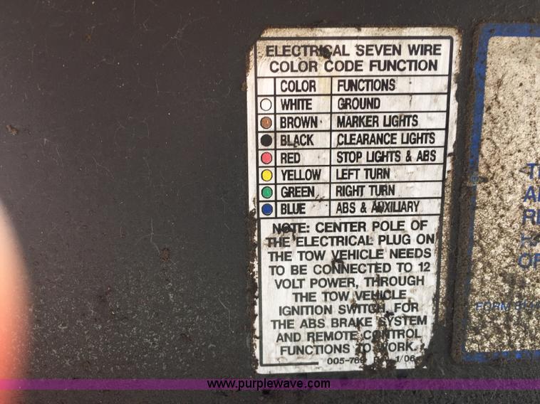 image for item J1750 1999 Trail-Eze drop deck trailer