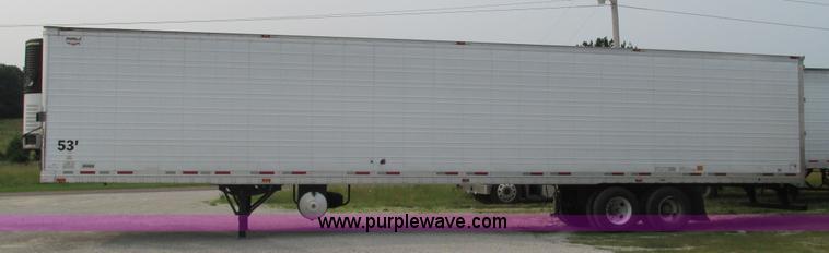 image for item J8551 2007 Wabash refrigerated van trailer