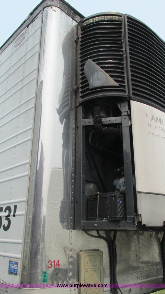 image for item J8552 2007 Wabash refrigerated van trailer