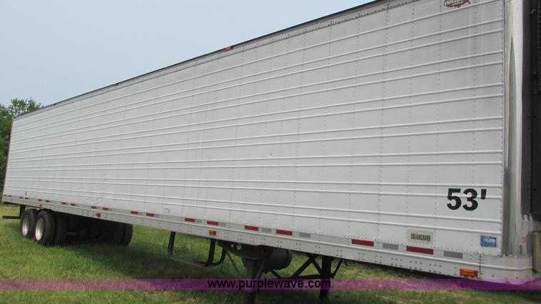image for item J8552 2007 Wabash refrigerated van trailer